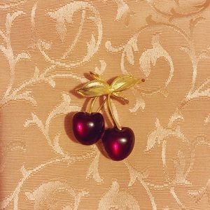 Cherry Pin/Brooch 🍒